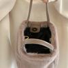 Plush Bag Women's Fluffy Bag Portable Bucket Bag Fluffy Messenger Ins Korean Version 2022 New Autumn and Winter