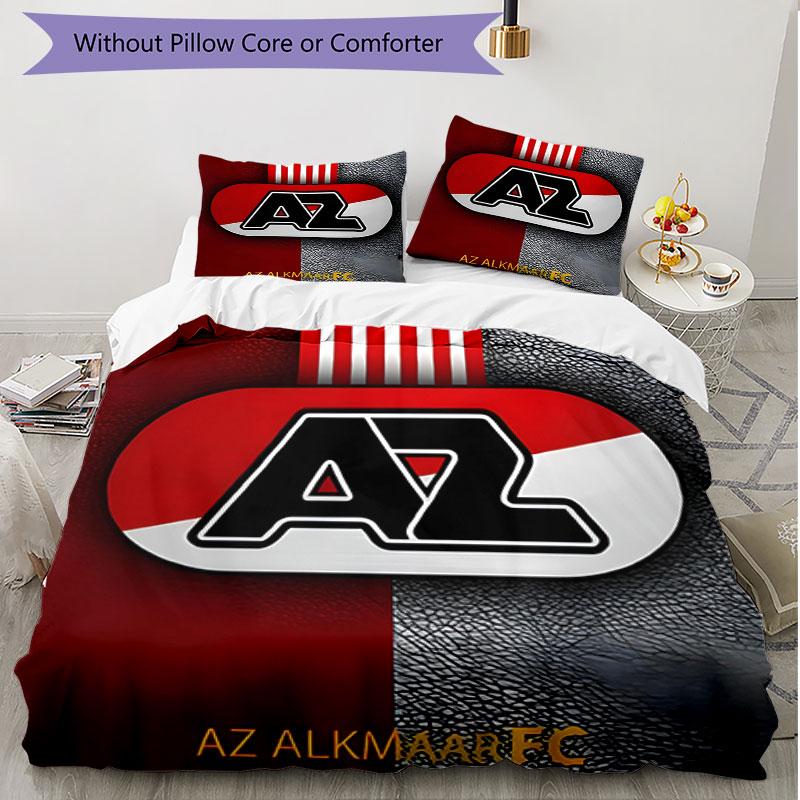3pcs Duvet Cover Set (1*Duvet Cover + 2*Pillowcase, Without Core), AZ Alkmaar Print Soft All‑Season Bedding Set, Home Bedroom Decor Gift