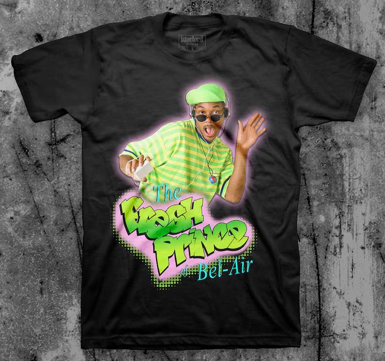 

Fresh Prince Of BelAir Style Graphic Y2K Vintage New SpringSummer Arrivals Regular Fit Casual Streetwear Unisex Women S