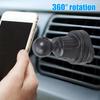 Uniwersalny samochodowy uchwyt haczykowy do kratki wentylacyjnej, klips, mocowanie, wspornik, obrót o 360 stopni dla bezpiecznej jazdy, łatwa nawigacja, 2 szt.