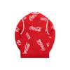 Kith X Coca-Cola x Mitchell & Ness Καρδίγκαν με Λογότυπο Coke Κόκκινο Unisex Πάνω MNSWTRKM19027-CREA