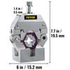 VEVOR 71550 Portable Manual Hydraulic Pipe Press Hose Crimping Tool and Repaire Crimper Tools Manually Operated A/C Hose Crimper Tool Kit Durable