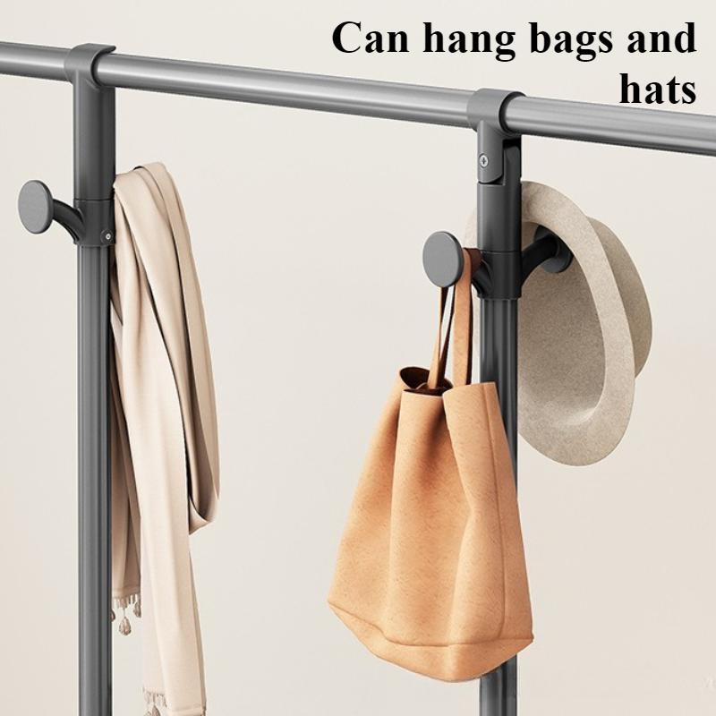 Folding Drying Racks Simple Balcony Floor Clothes Hanger Modern Portable Laundry Drying Rack Multifunction Storage Bracket