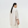 LESS 2025 Summer Loose Stand-Collar Long-Sleeve Shirt