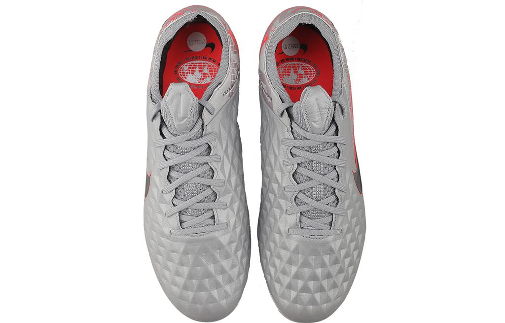 Nike Tiempo Legend 8 Elite Ag Pro 'Metallic Grey Crimson' CW0599-906