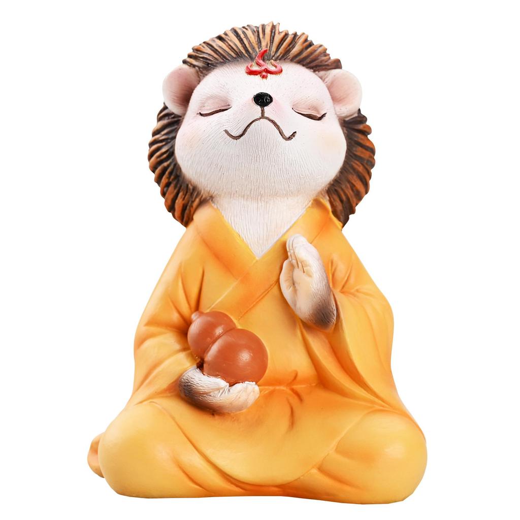 "Zen Vit Räv Suckulent Bonsai: Mediterande Räv Prydnad för Trädgård, Balkong eller Bilinredning"