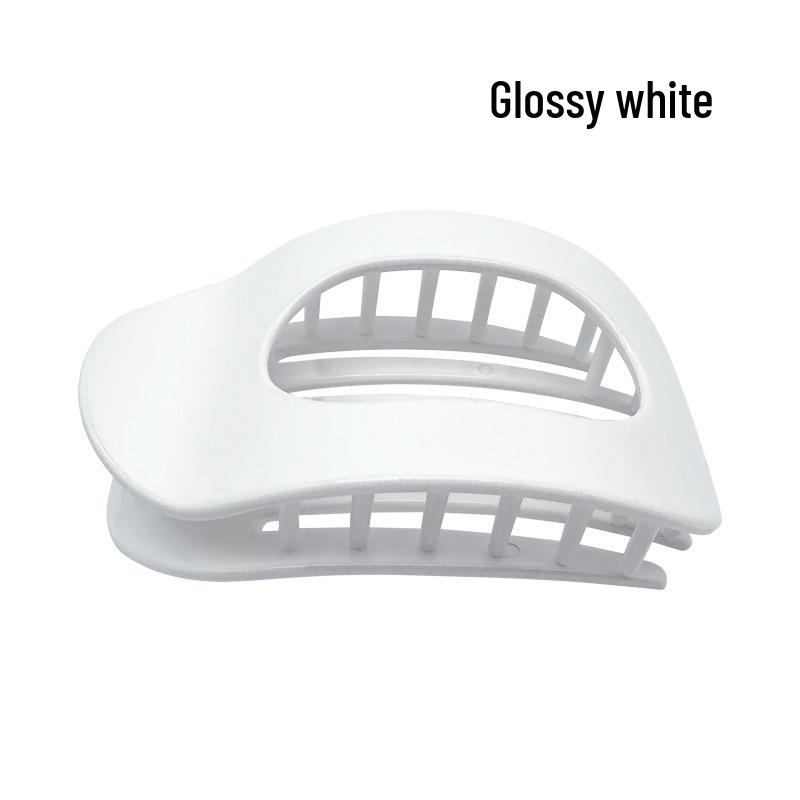 Curved Oval Updo Hair Claw - Temperament Shark Clip
