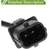 No.46474583 Crankshaft Position Sensor for FIAT Stilo 1.2 16V 2002-2006 Sturdy Black Engine Crank CKP Sensor Metal Plastic 1 Pc