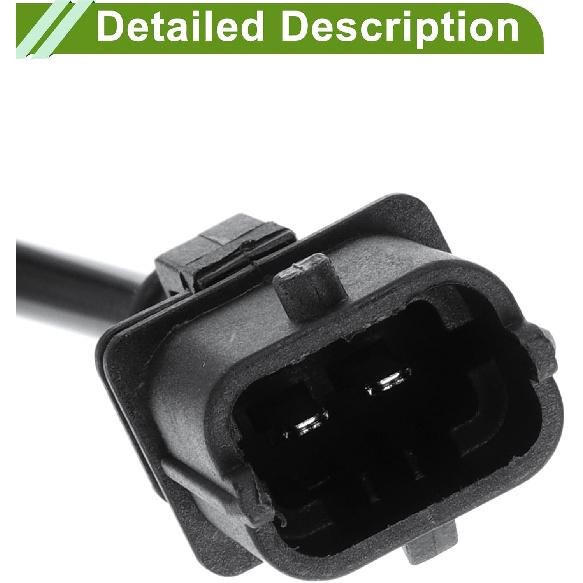 No.46474583 Crankshaft Position Sensor for FIAT Stilo 1.2 16V 2002-2006 Sturdy Black Engine Crank CKP Sensor Metal Plastic 1 Pc