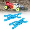 2pcs RC Aluminum Front Lower Suspension Arms for Losi  T 2.0 2  1Celsius18 RC Stadium Truck(Blue )