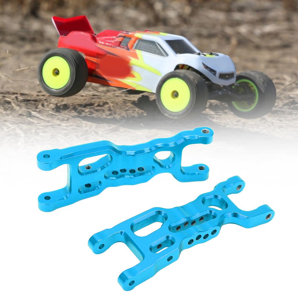 2pcs RC Aluminum Front Lower Suspension Arms for Losi  T 2.0 2  1Celsius18 RC Stadium Truck(Blue )
