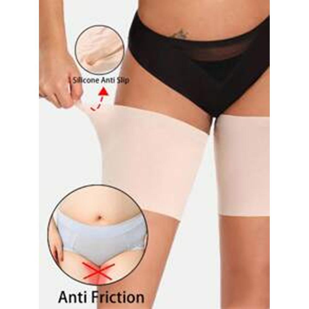 Fasce Cosciali in Silicone ad Alta Elasticità Anti-Sfregamento per Donne, Cinghie Protettive per Gambe Antiscivolo, Anti-Aggancio Senza Arrotolamento