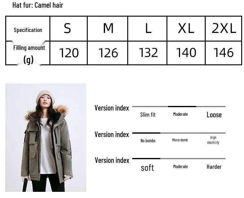 Mark Fairwhale Women's Hooded Workwear Down Jacket