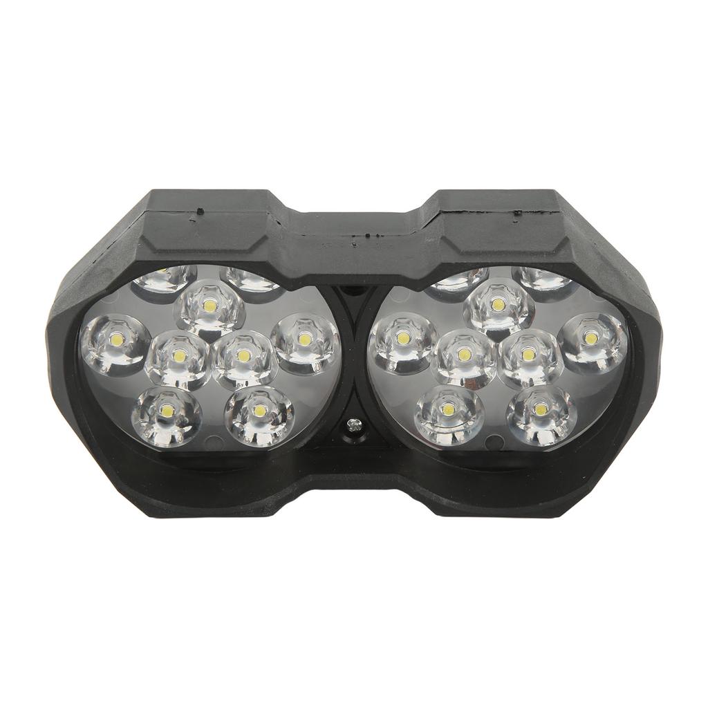 Electric  Dual Light Universial Electric Bike Dual Light Electric  Modification Lamp Double Head 12V‑100V