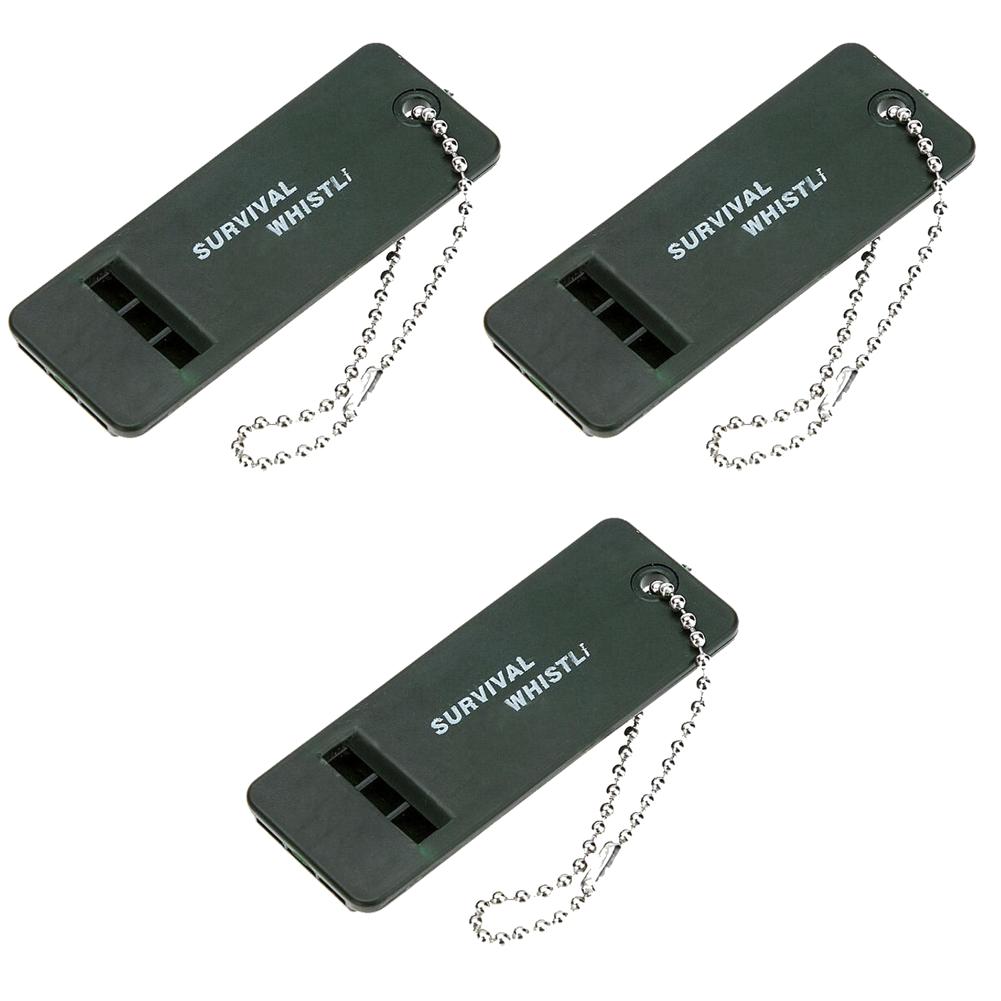 1-10PCS 3-Frequency Whistle High Decibel Survival Portable Outdoor Multiple Audio Whistle Camping Emergency Hiking Accessories