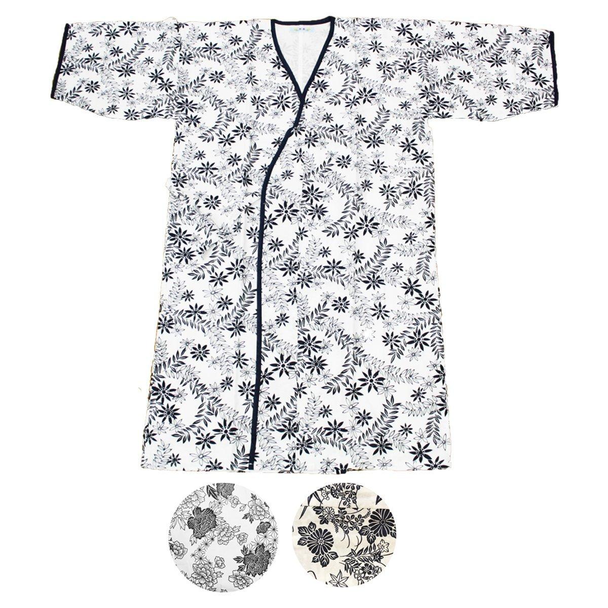 

Gauze 1 Made in Safe and Secure and Care Indoor for Hospitalization and Recuperation [Reveur] Sleepwear, 3/4 Sleeves, Piece, Japan, Pajamas,