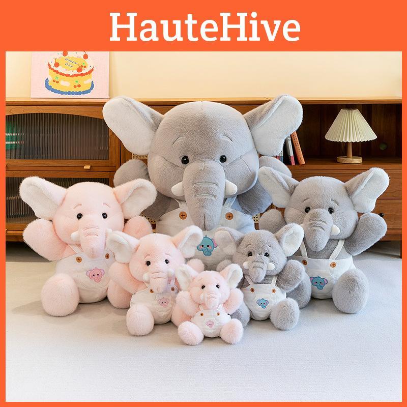 Elephant Toy Plush Animal Cartoon Cute Doll Room Decoration Child Holiday Gift