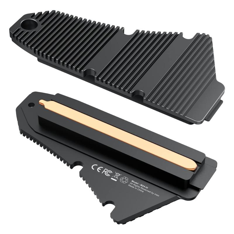 Aluminium-Kühlkörper für M.2 2230 2242 2260 2280 SSD Festplatten-Kühlkörper Kühlsystem für Konsole