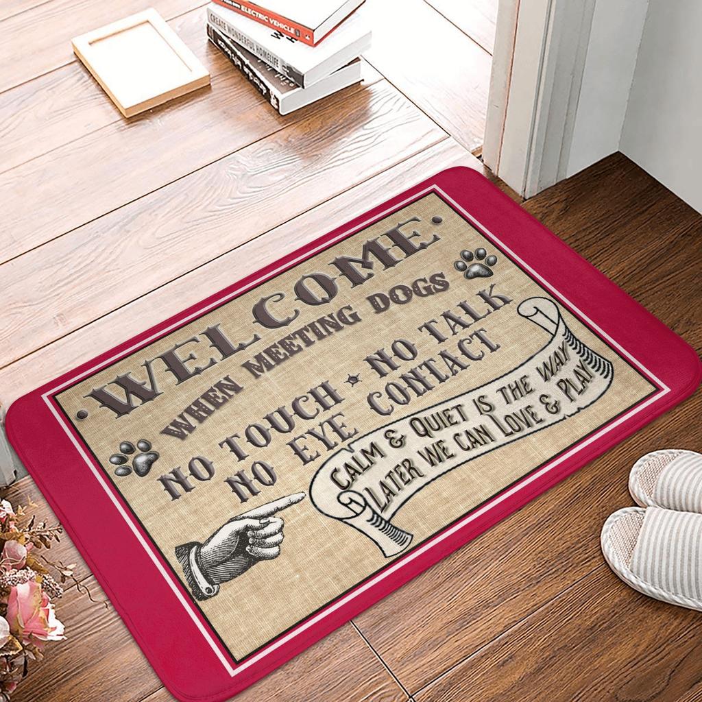 Wipe Your Paws Floor Door Bath Kitchen Mats Anti-Slip Outdoor  Doormat Garage Entrance Rug Carpet Footpad