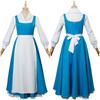 Anywcos Bell Cosplay Costume, Maid Outfit for Women, Christmas, Halloween, Adults, School Festivals, Parties, Events, Festivals, Christmas, Amusement