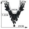 Black And White I Hollow Collar Diy Embroidery Lace Decorative Clothing Accessories Sewing Accessories