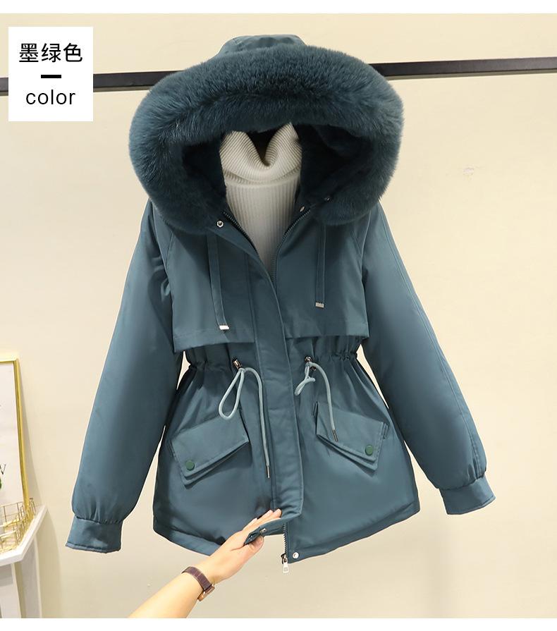 Pie overcome women's long styles, cotton-padded clothes women's winter new loose thickened down cotton-padded jackets