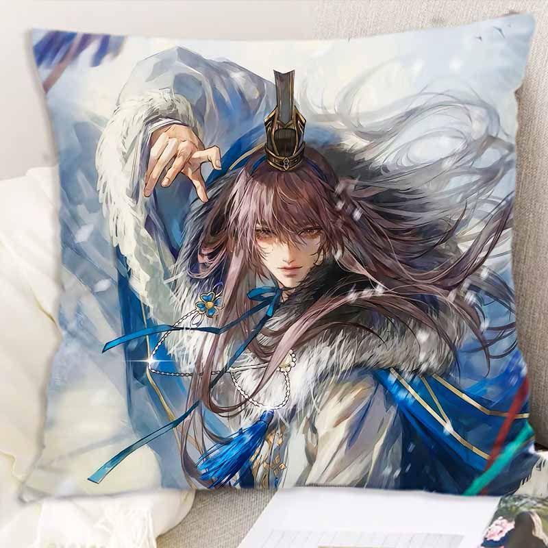 1pc Code name - Yuan Pillow Guang - Lingwang animation 2D pillow case Customized student dormitory bedroom bedside pillow case