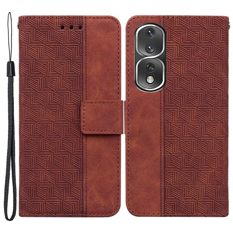 For Honor 80 Pro 5G Full Protection Cell Phone Cover Imprinted Leather Phone Case with Stand Wallet