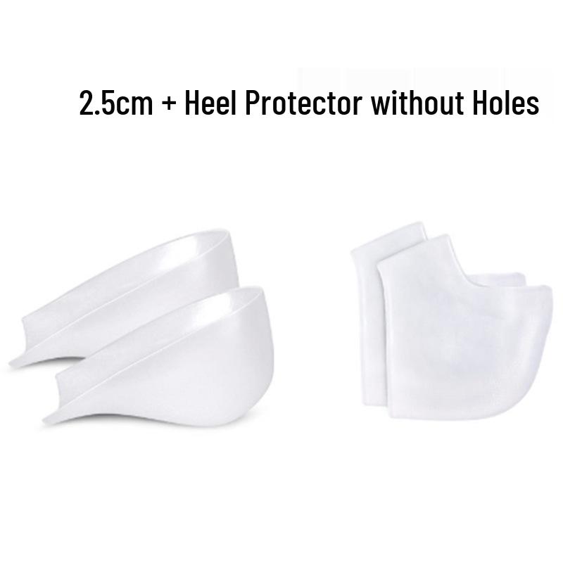 Silikon-Höhensteigernde Einlegesohle: Stoßdämpfendes, nicht vergilbendes Sport-Fersenpolster