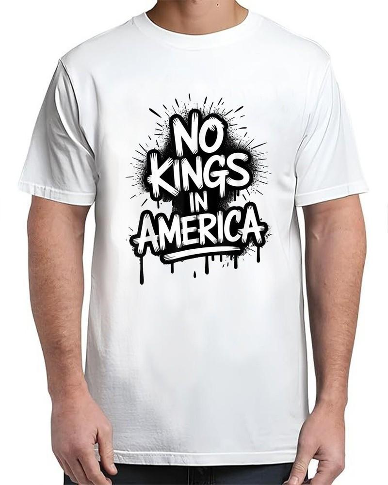 No Kings In America Vintage Adult S-4XL Unisex T-Shirt S