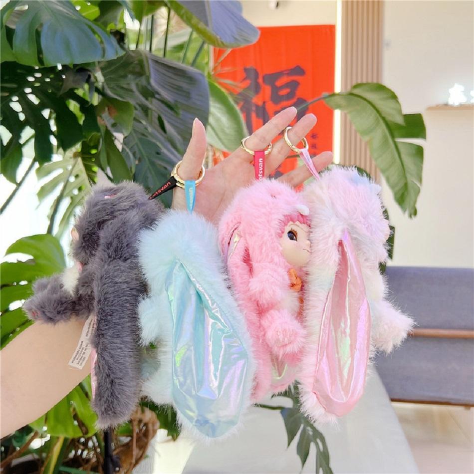 New Wakuku Fuzzy Trendy Fun Party Cute Wakuku Action Figure Cute Doll Plush Pendant Keychain Doll Girl Birthday Gift Toys