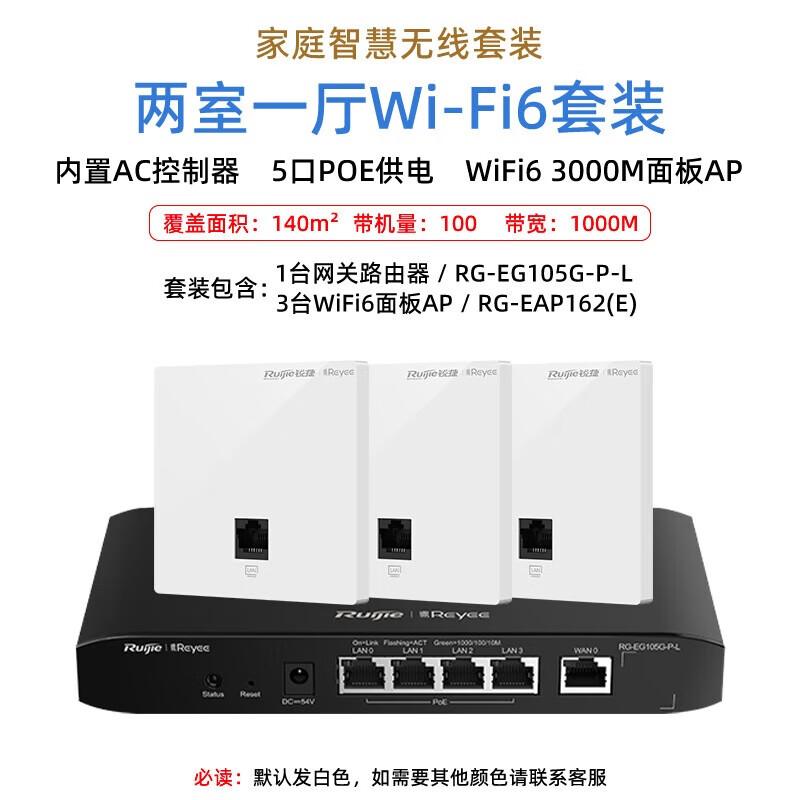 

Ruijie Gigabit Dual-Band AC+AP Wi-Fi System