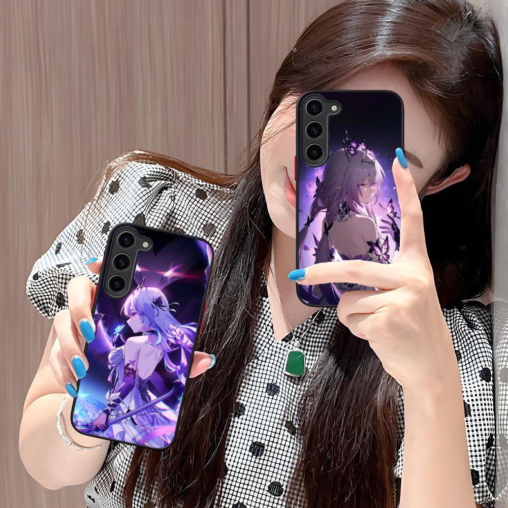 HSR Castorice Silicone Mobile Phone Case for Samsung Galaxy S26 S25 S24 S23 S22 S21 Plus FE Ultra Colorful Cover