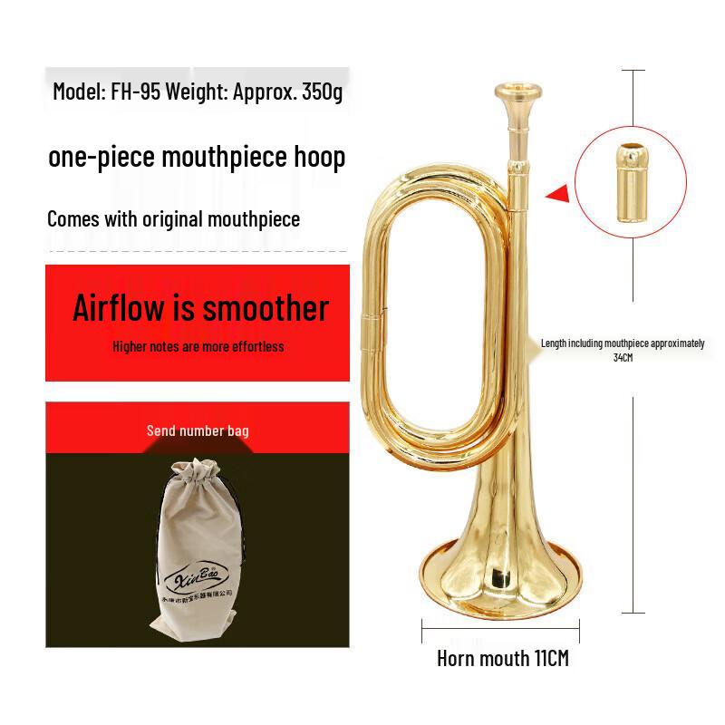 

GOWKE FH95 C-Key Brass Trumpet 1
