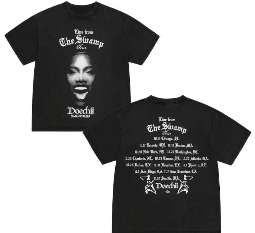 HOT !! Doechii Swamp Ruler Live From Swamp Tour 2025 14th Oct Merch T-shirt 4XL