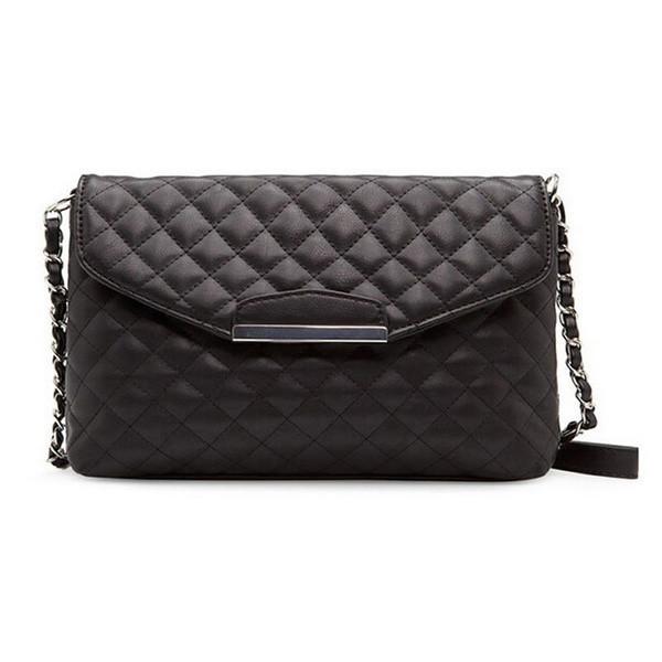 Versatile Women's Leather Clutch Handbag With Classic Appeal And Adjustable Strap