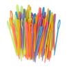 200Pcs Plastic Plastic Yarn Needles Colorful Darning Needles Portable Large Eye Needles  For Crochet