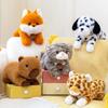 Adorable Fox Kitten Plush Toy Desk Ornament – Cute Pet Companion Gift