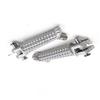 1 Pair 7mm Aluminium Alloy Footrest Footpeg Motorcycle Anti-slip Riding Foot Rest For Compatible For HS1701028/JT-09 Motorcycle Modified Accessories