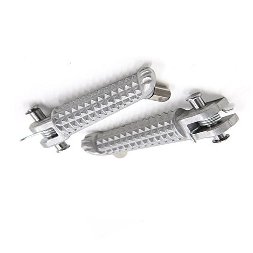 1 Pair 7mm Aluminium Alloy Footrest Footpeg Motorcycle Anti-slip Riding Foot Rest For Compatible For HS1701028/JT-09 Motorcycle Modified Accessories