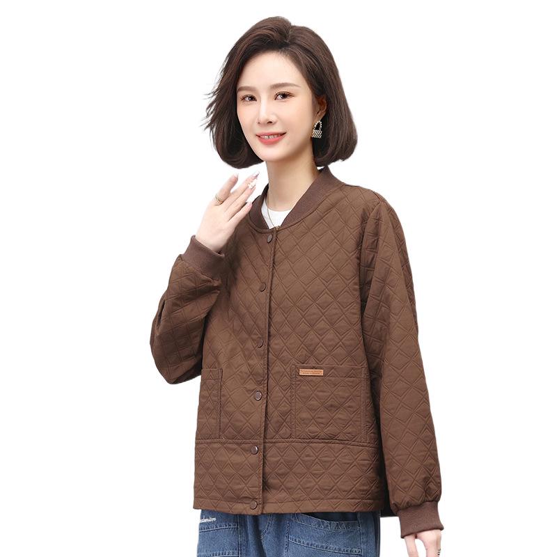 2024 Spring/Autumn Women's Short Coat: Chic, Age-Defying, Versatile Jacket for Middle-Aged Women