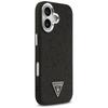 Guess Glitter Triangle Logo MagSafe Case for iPhone 17 Black
