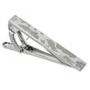 Silver flower tie tie tie pin n02784 clip, bar,