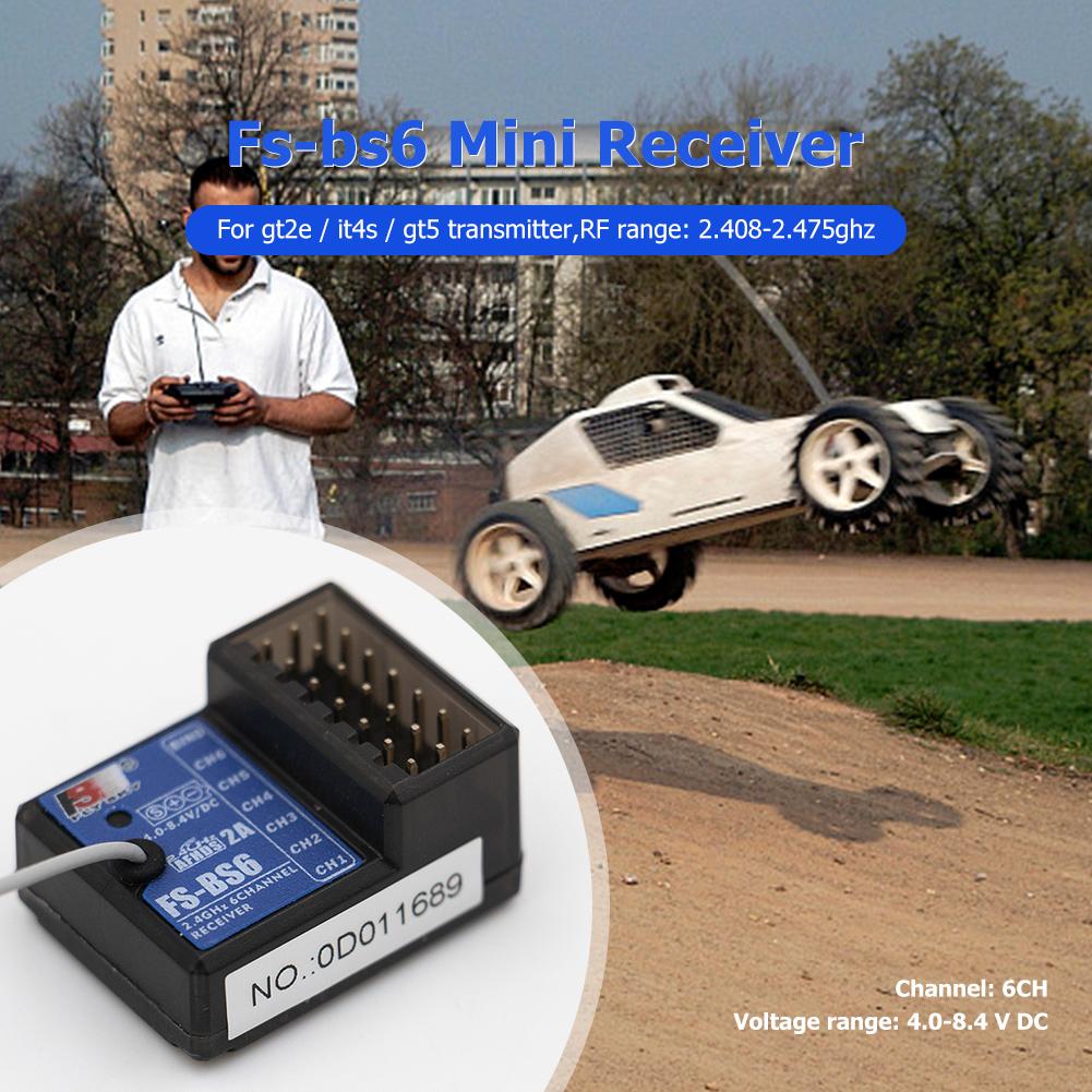 FlySky FS-BS6 6Channel Mini Receiver for GT2E/IT4S/GT5 Transmitter RC Car Parts