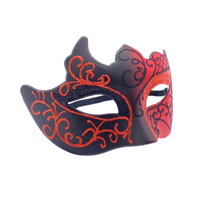 Retro Painted Half Face Masquerade Mask For Women And Men Venice Mask Halloween Costume Accessories Cosplay Party Props