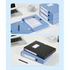 File Folder Plastic Document Organizers File Box Large Capacity Document Filing Box for Certificates Important Paper