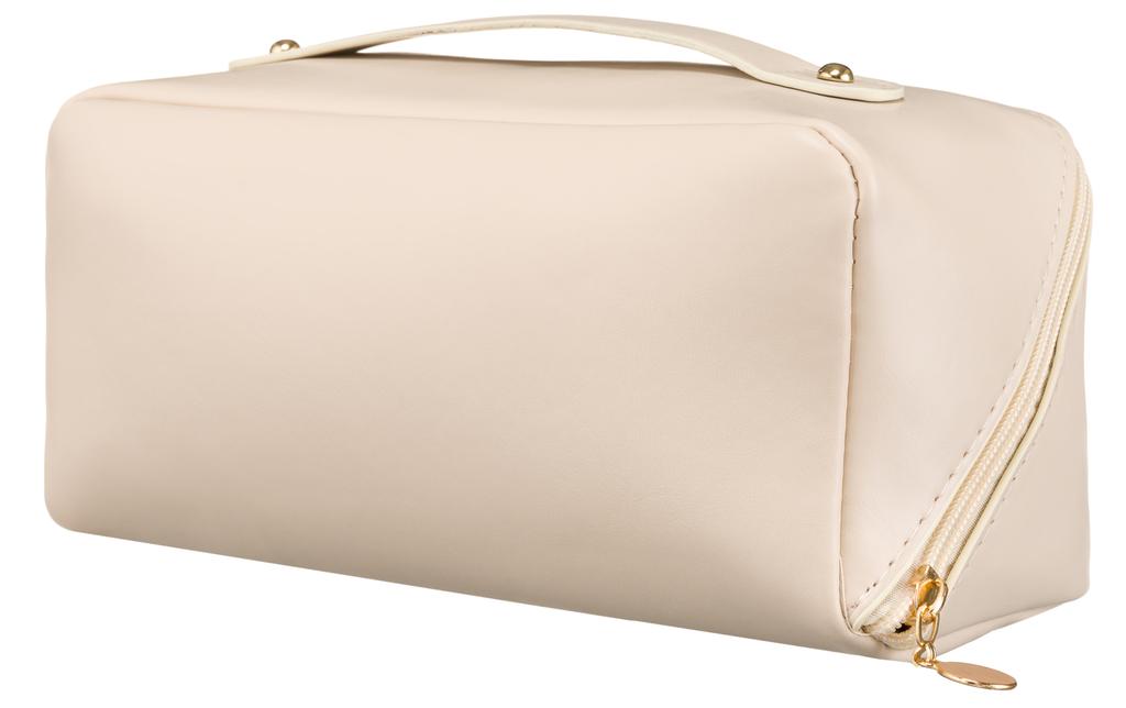 Large, travel cosmetic bag for women made of eco-leather - Peterson