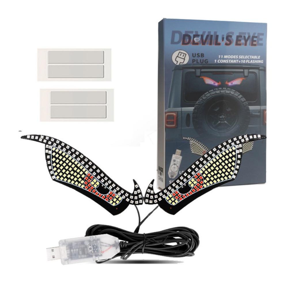 Multi-Mode Demon Eye Light LED Display LED Windshield Display Truck Devil Eyes Light  Car Decor