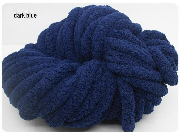 Isländische 2CM Extra Dicke Handgewebte Chenille Eisbar Decke