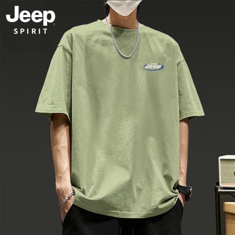 JEEP SPIRIT Men s Heavyweight Short Sleeve T-Shirt M